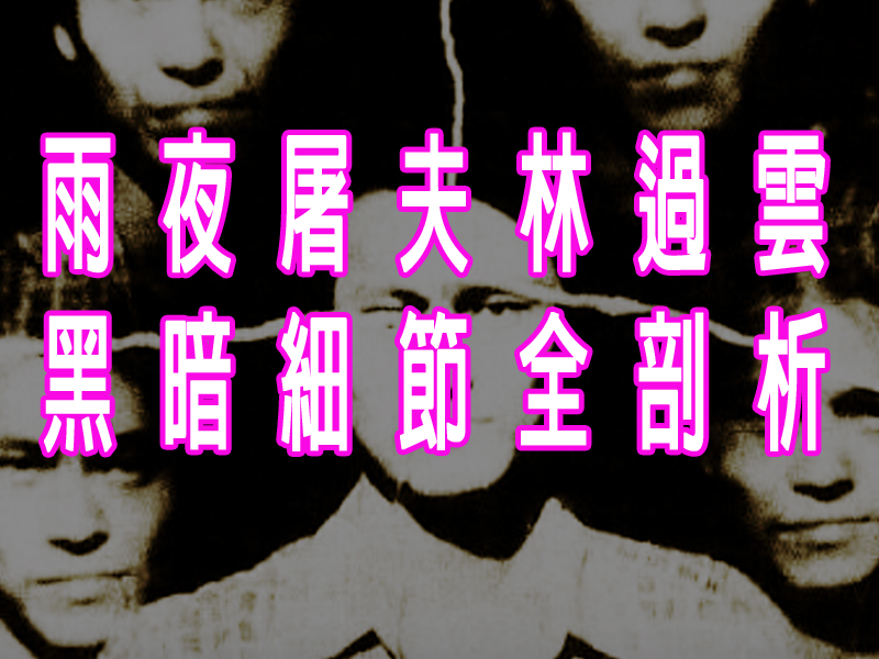 雨夜屠夫林過雲——黑暗細節全剖析